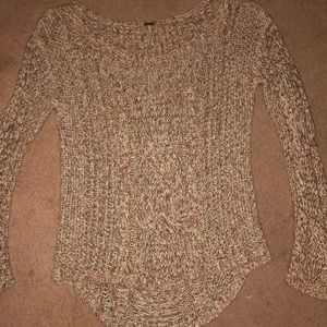 Free people cable knit sweater
